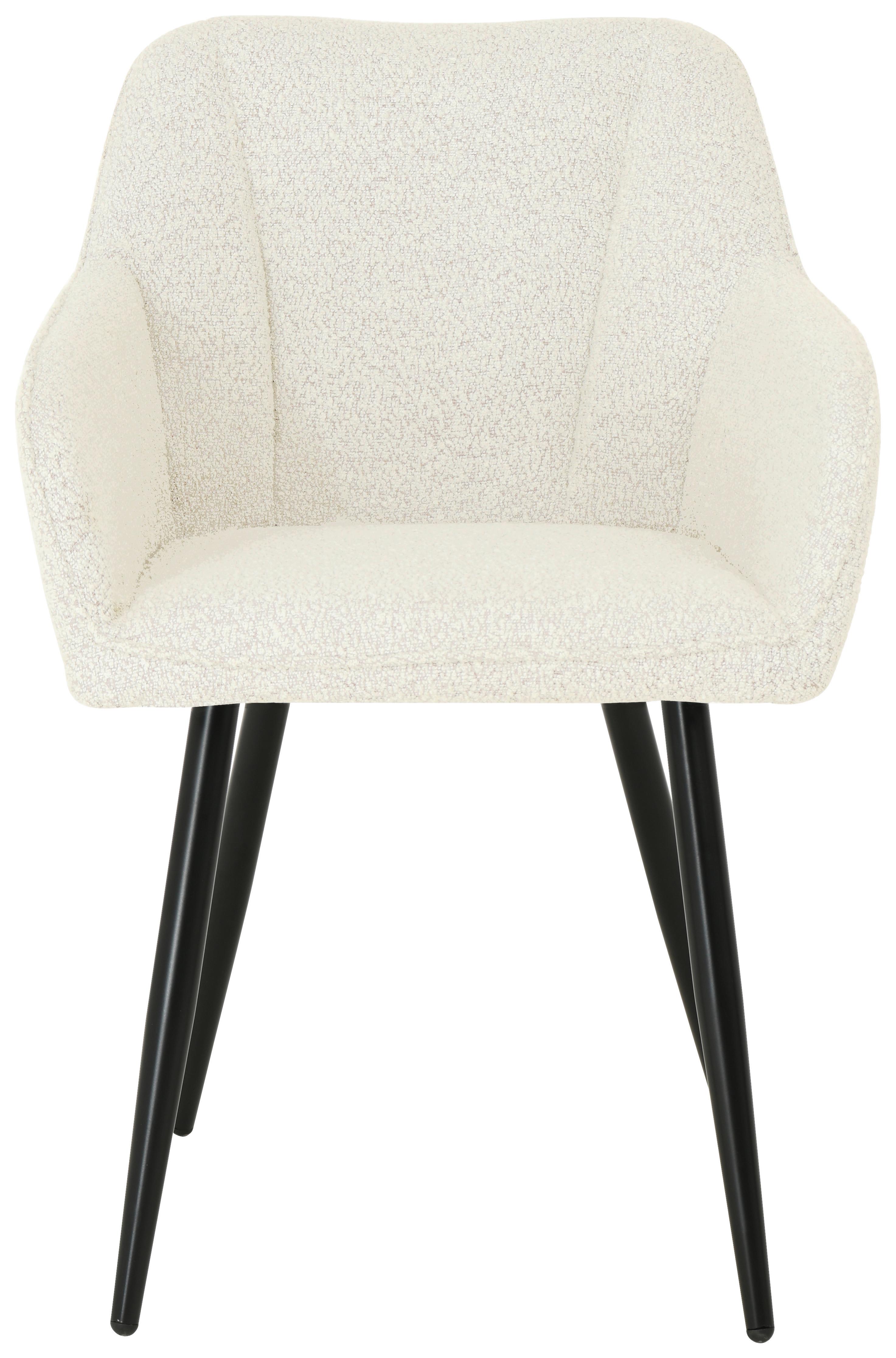 Karosszék Caro Giga-S - fekete/fehér, Konventionell, textil/fa (61/82/55cm) - Nedis SmartLife
