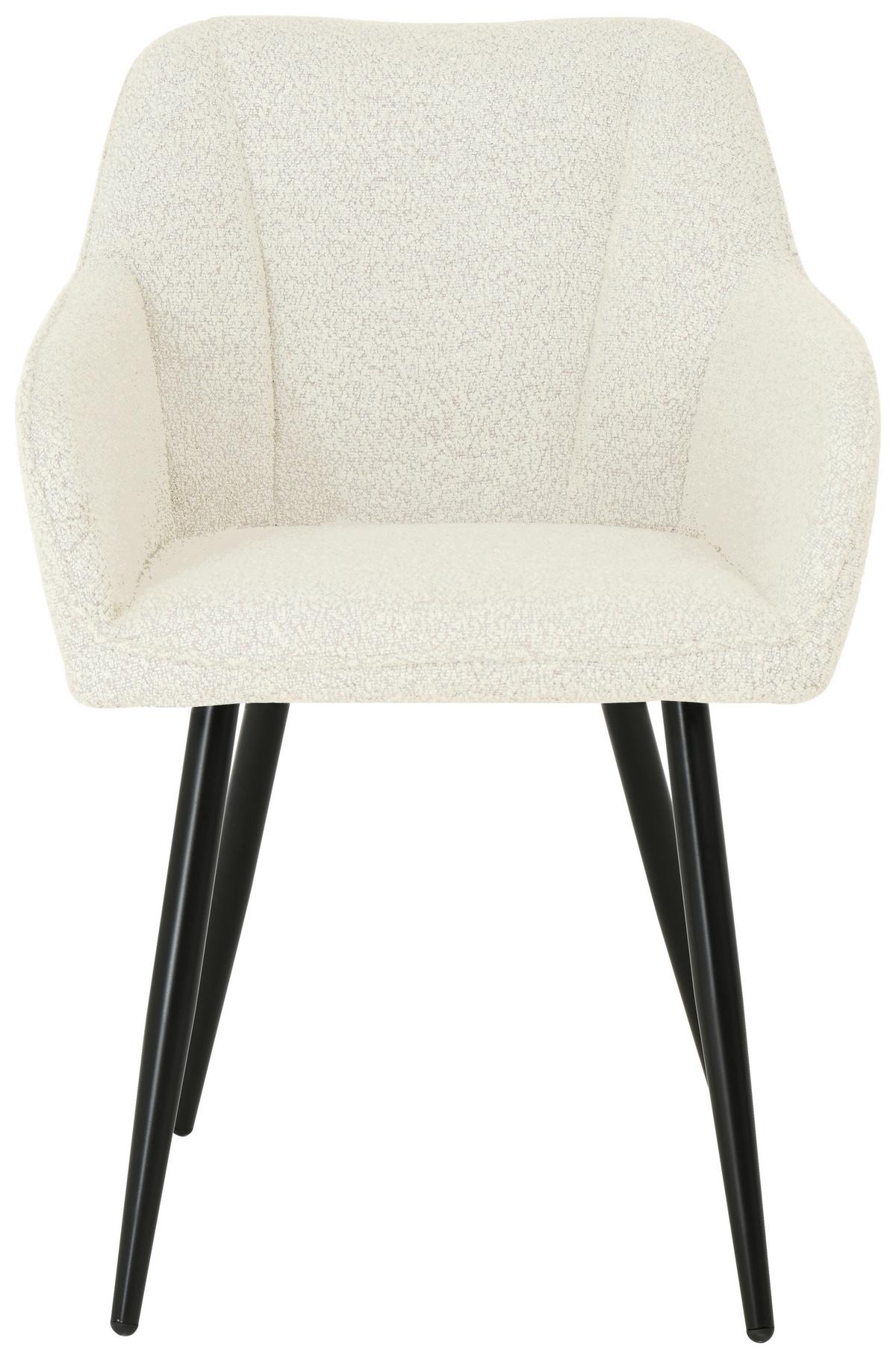Karosszék Caro Giga-S - fekete/fehér, Konventionell, textil/fa (61/82/55cm) - Nedis SmartLife