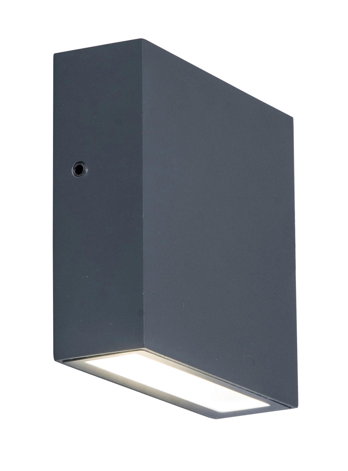 Außenleuchte Gemini 9,2 W Aluminiumguss Wandmontage