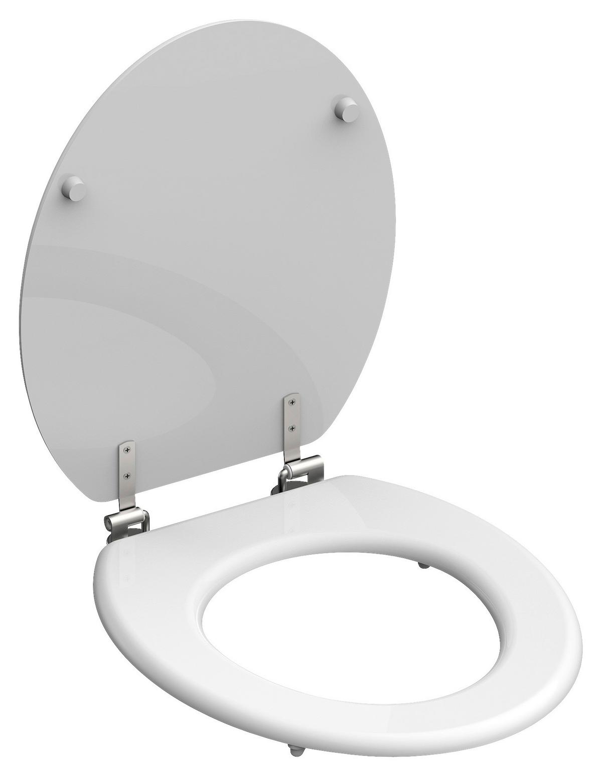 WC sedátko bílé 84000 - bílá, Konvenční, kompozitní dřevo (38,0/44,0cm)