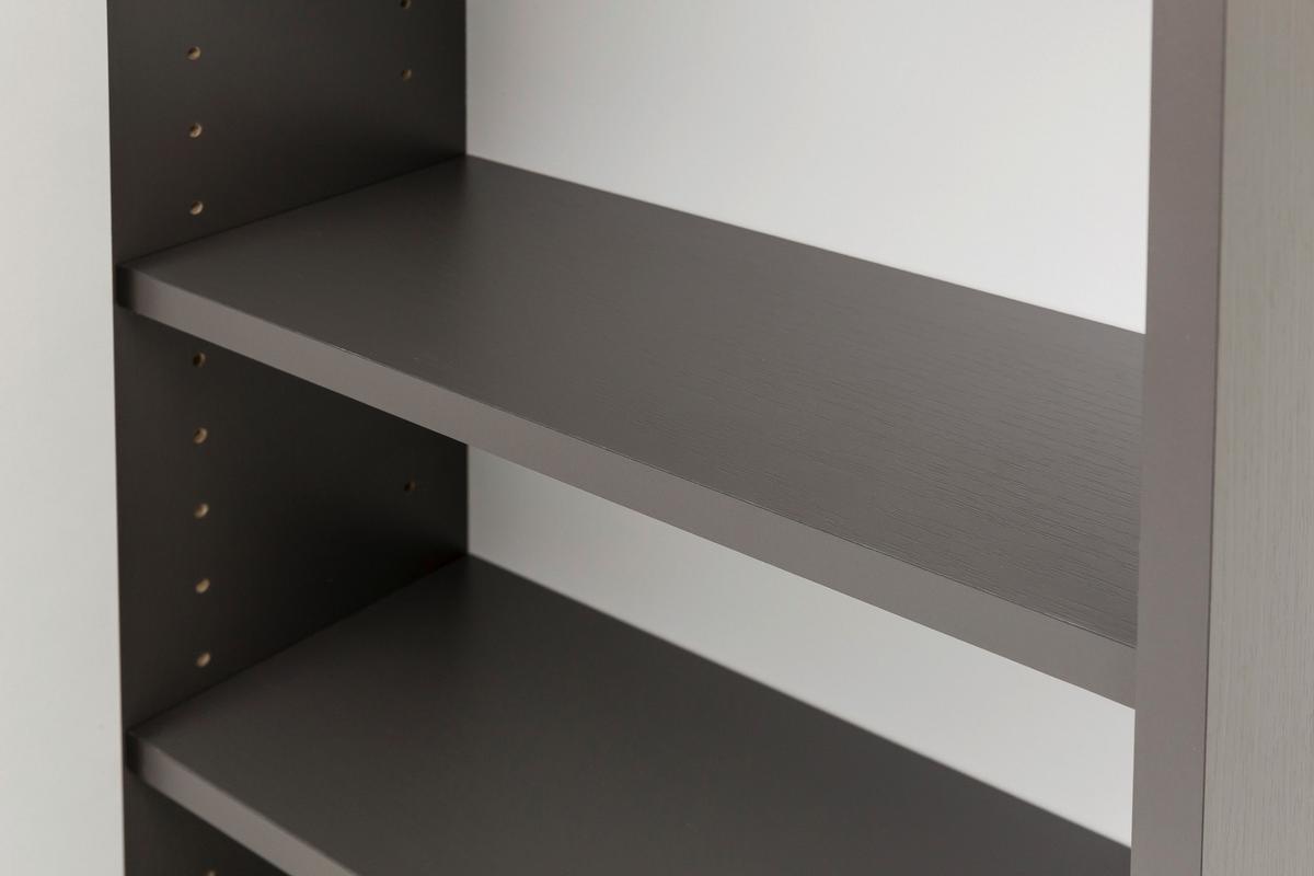 Hängeschrank Pienza B: 40 Cm Graphit Dekor M. Drehtür - Graphitfarben/Grau, Basics, Holzwerkstoff (40/64/20cm) - Held