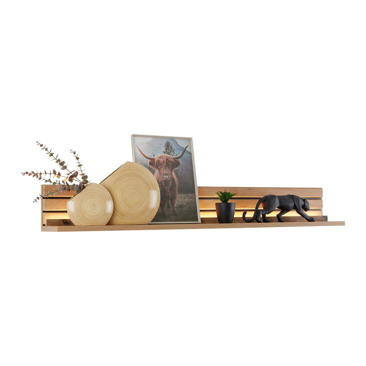 Wandboard Fortuna B: 150 cm Evoke Eiche Dekor - MODERN, Holzwerkstoff (150/20/20cm)