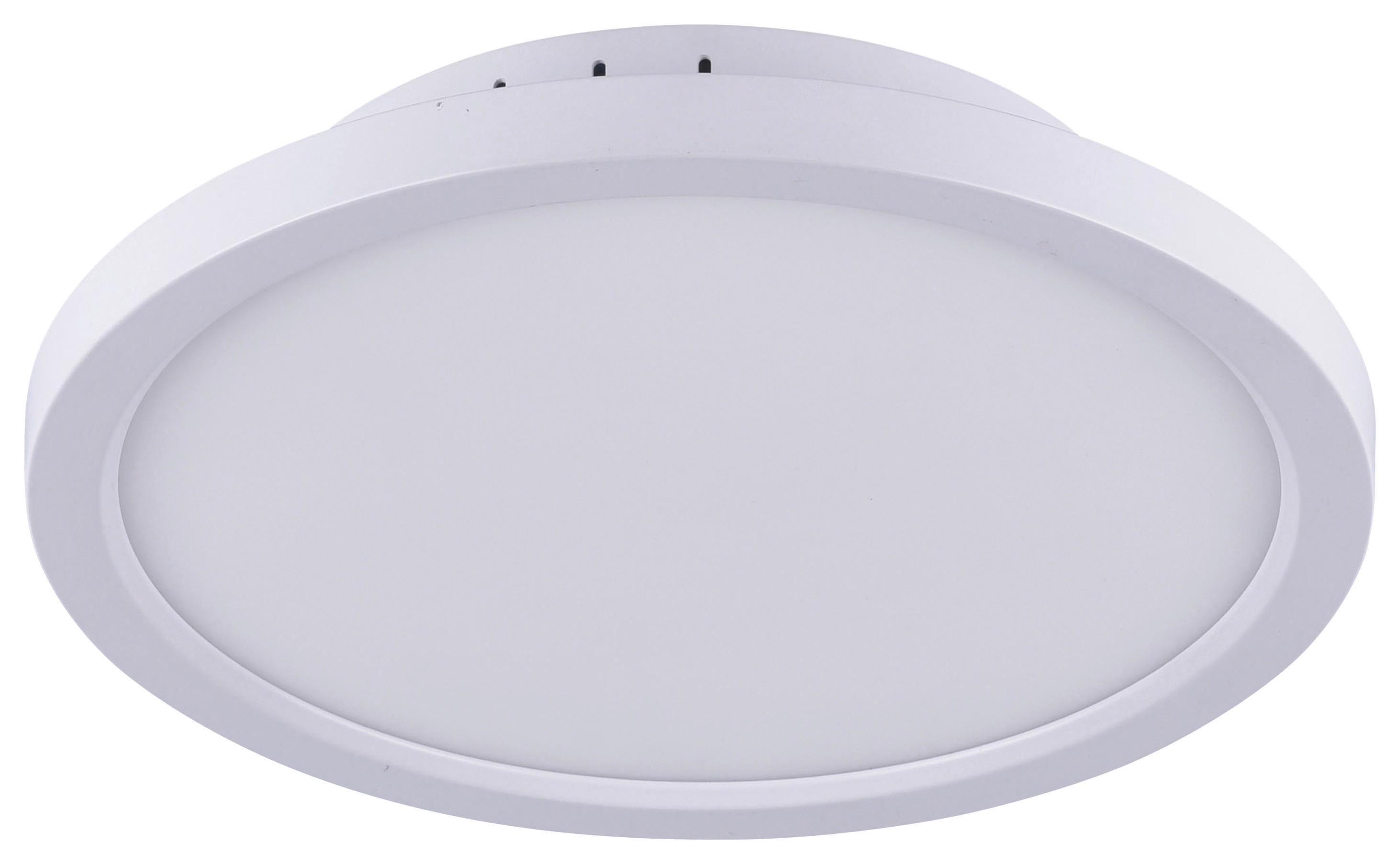 LED-Deckenleuchte L16350-16 Flat - Weiß, Design, Metall (30/30/5,2cm) - Novel
