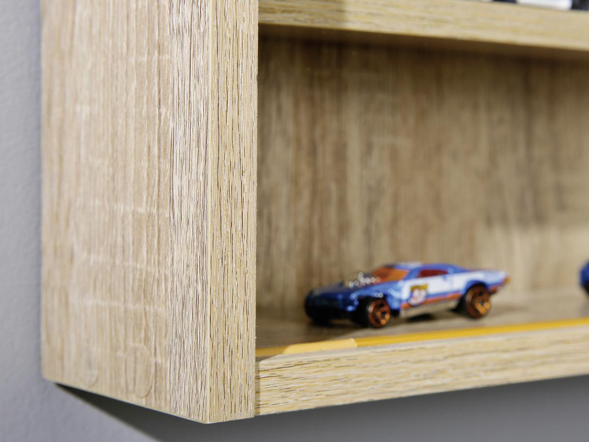 Hängevitrine Collectizioni B: 80cm Eiche, Sicherheitsglas - Sonoma Eiche, KONVENTIONELL, Glas/Holzwerkstoff (80/60/9,5cm) - MID.YOU