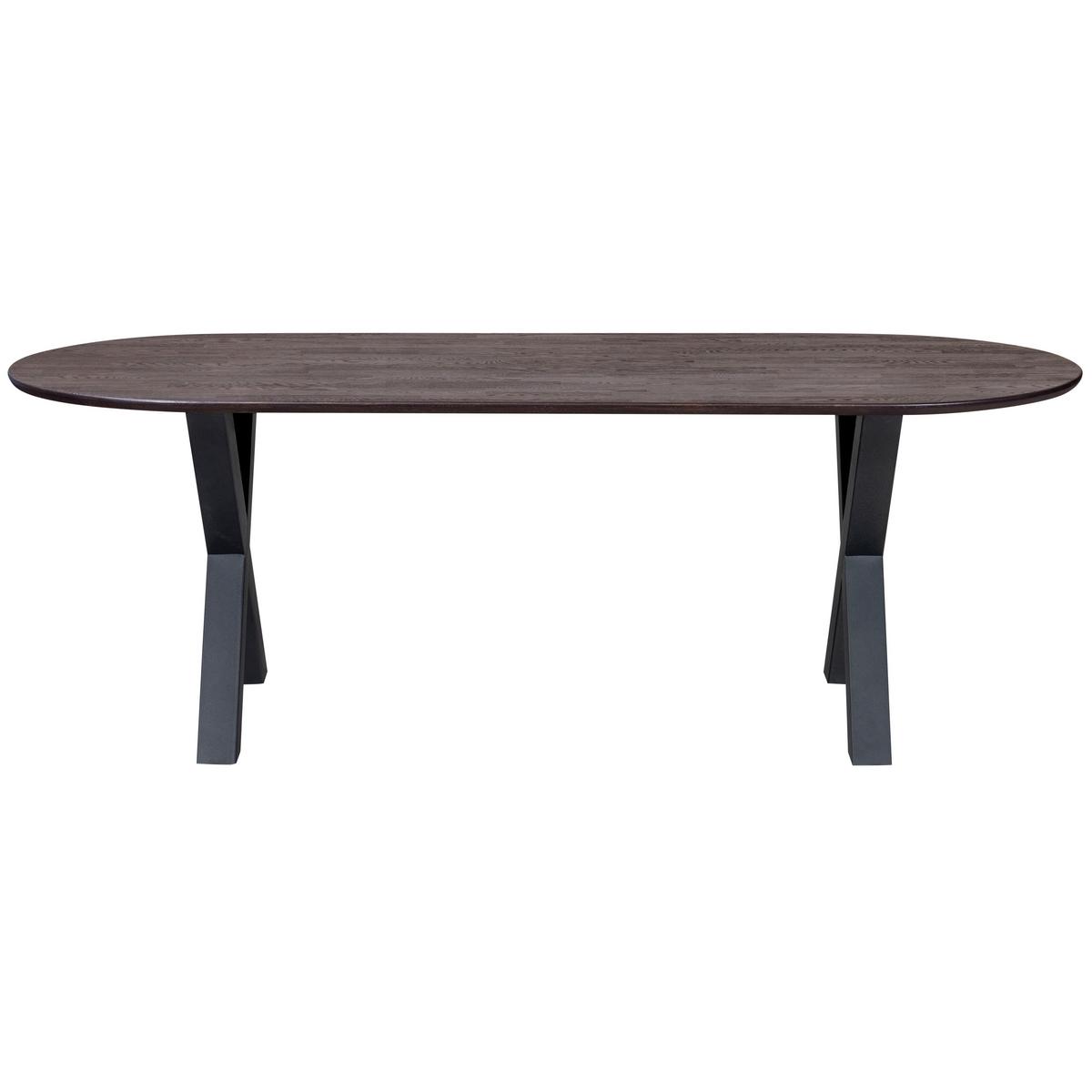 TISCHGESTELL Tablo Schwarz B: 79cm - Schwarz, MODERN, Metall (79/72/10cm) - Livetastic