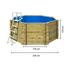 Schwimmbecken Mallorca - Naturfarben, Holz (309/124/309cm) - Karibu