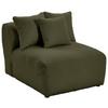 Modul Sofa Bloom B: 85 Cm Olivgrün - Olivgrün, Trend, Textil (85/70/122cm) - Livetastic