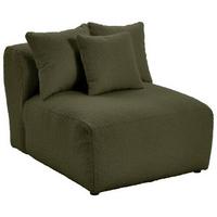 Modul Sofa Bloom B: 85 Cm Olivgrün - Olivgrün, Trend, Textil (85/70/122cm) - Livetastic
