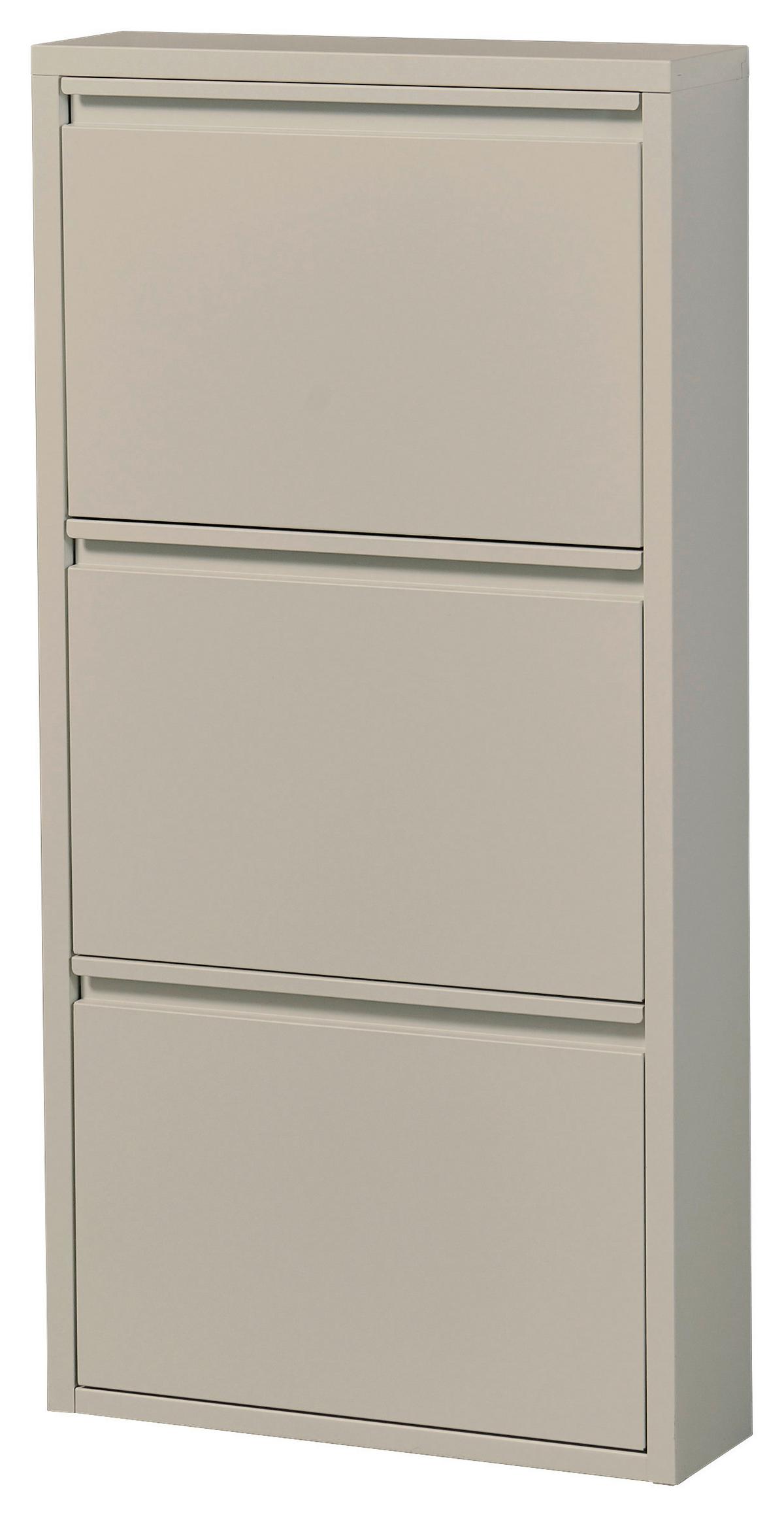 Výklopná skrinka na topánky BERT kašmírová - kašmírová, Modern, kov (51/104/16cm) - Boxxx