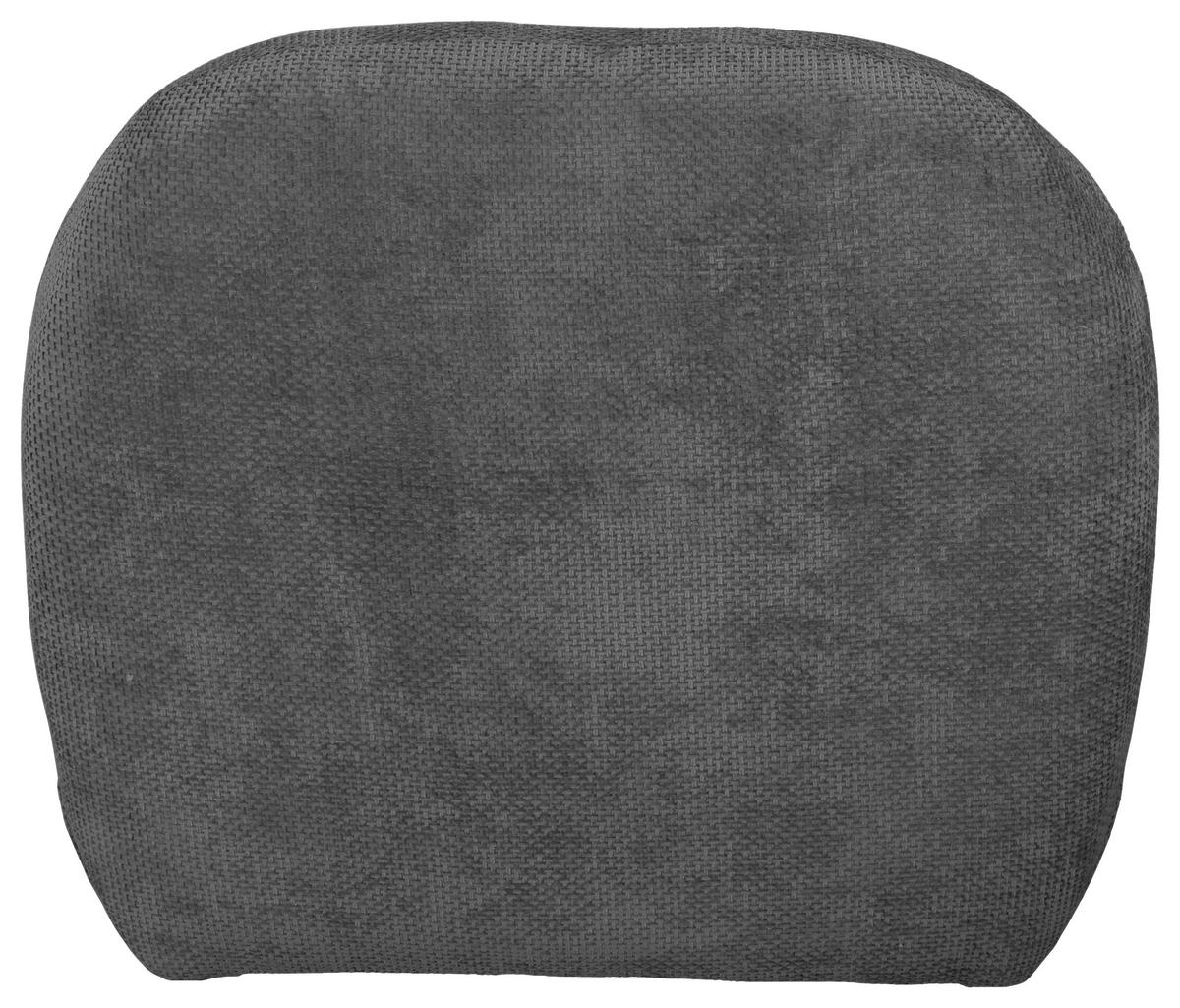Relaxsessel Bunty Dunkelgrau B: 85 cm - Dunkelgrau/Schwarz, Basics, Textil (85/74/85cm) - Livetastic