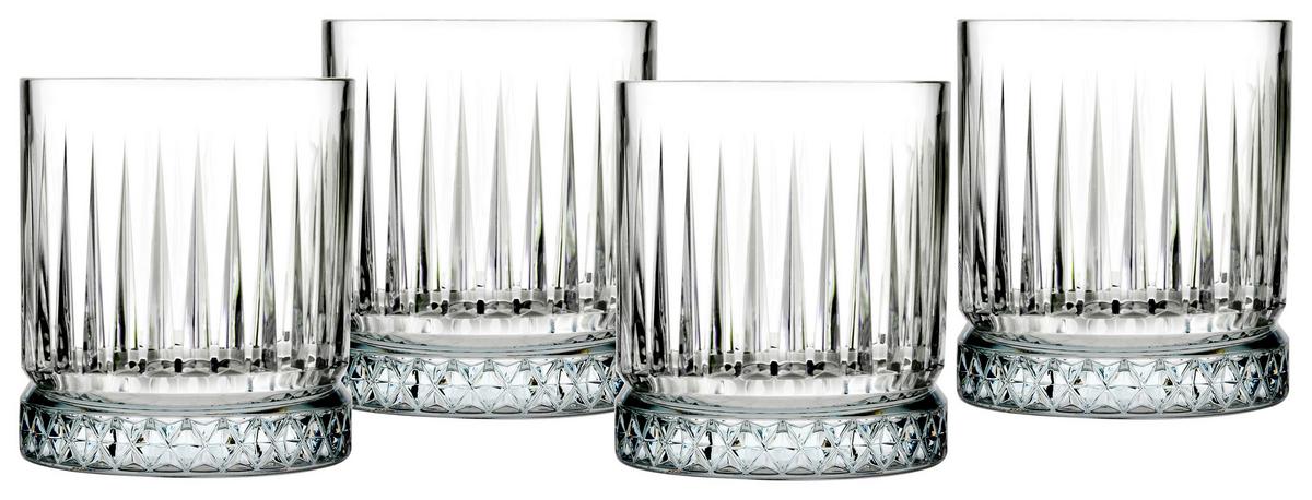 Whiskeyglas 4er-Set Je ca. 355 ml - Klar, Basics, Glas - Creatable