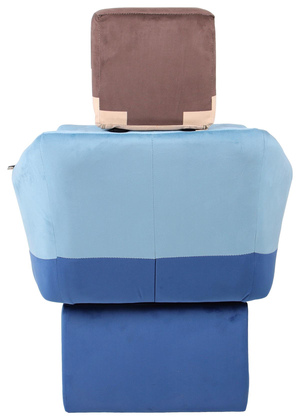 Polstersessel mit Armlehnen Minecraft Stoffbezug Bunt - Blau/Multicolor, MODERN, Textil (69/96/75cm) - Minecraft