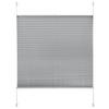 Plissee Solid Crash Silber B:80 cm, ohne Bohren/Verspannt - Silberfarben, Basics, Textil (80/220cm)