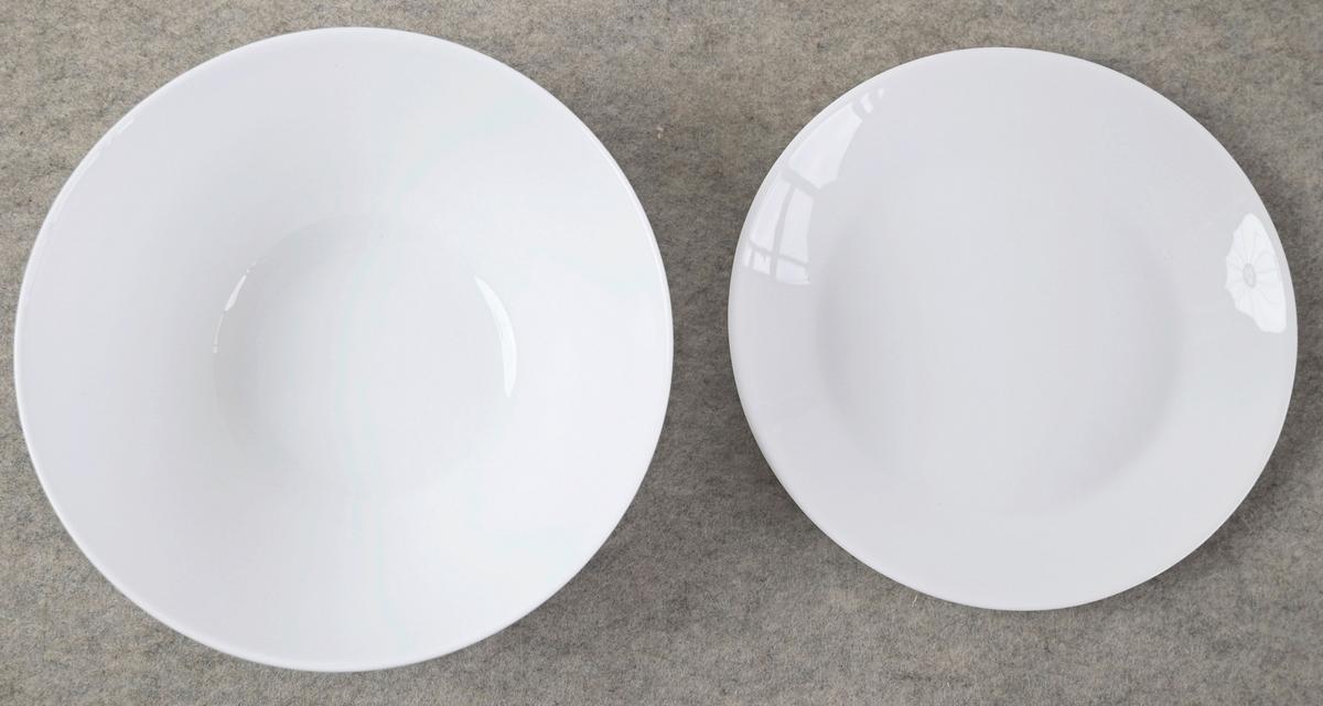 Dessertteller Olivia *ph* - Weiß, Basics, Glas (17.8cm) - Ondega