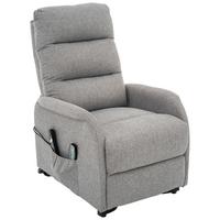Relaxsessel Luxo - Schwarz/Grau, Design, Textil/Metall (68/100/94cm) - Livetastic