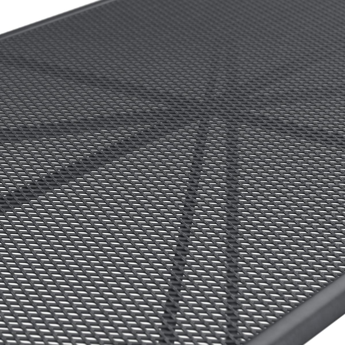 Gartentisch Toulouse New - Silberfarben, MODERN, Metall (140/74/90cm) - Beldano