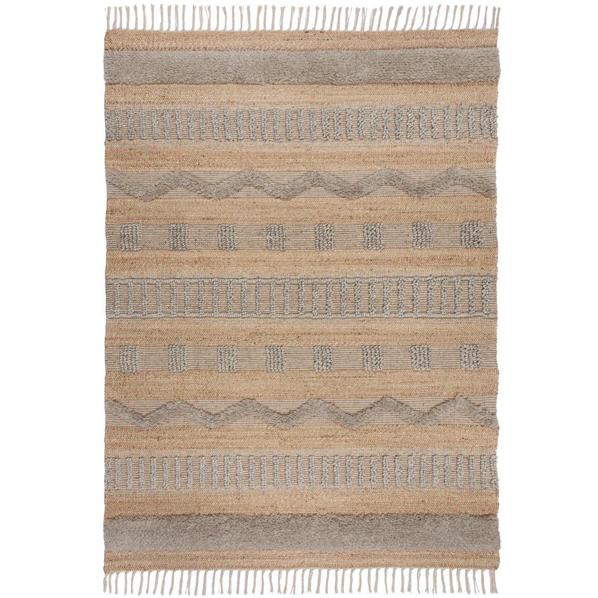 Handwebteppich Medina - Naturfarben, KONVENTIONELL, Textil (120/170cm)