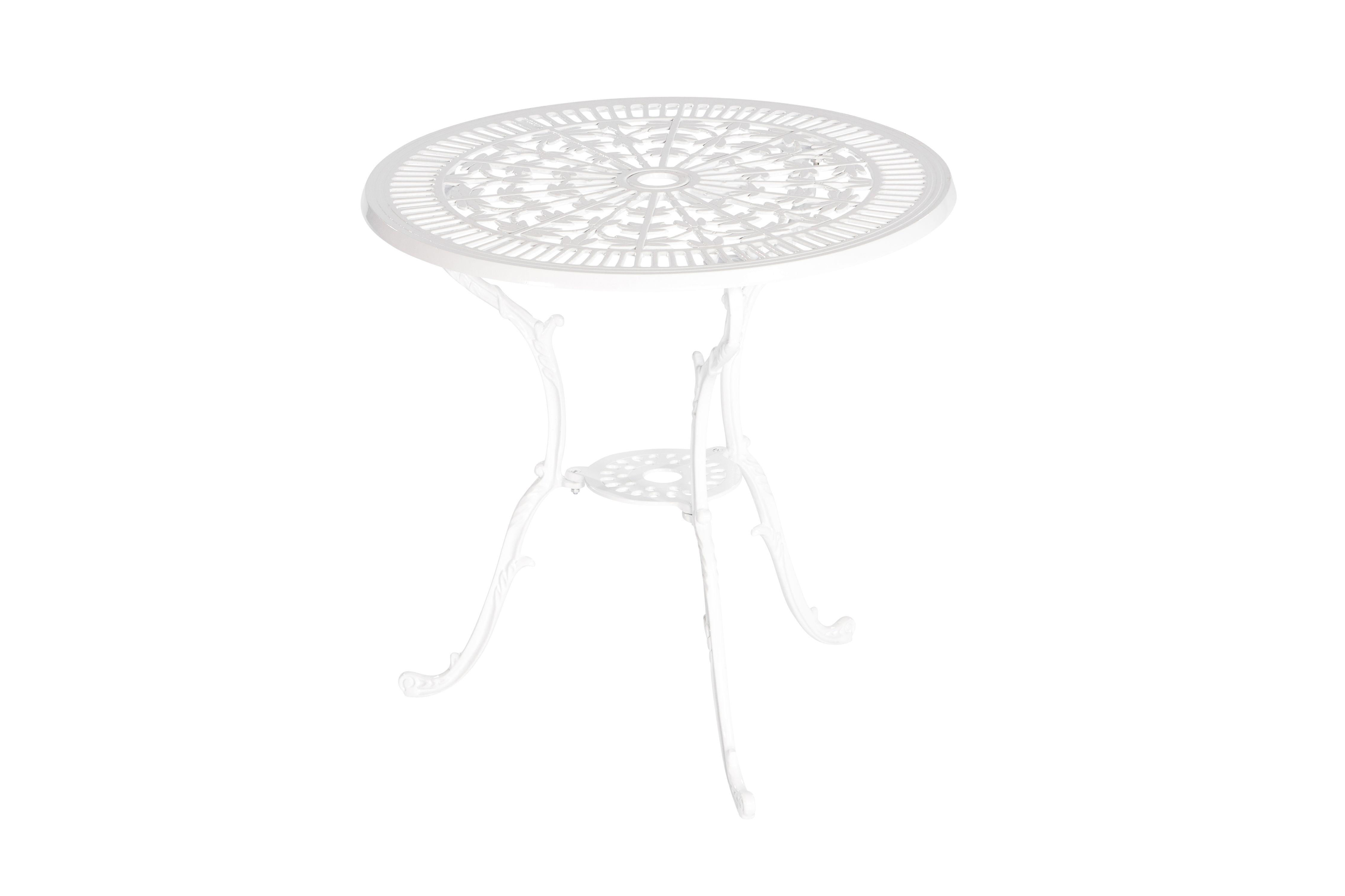 Gartentisch Lugano Metall Ø 70 cm