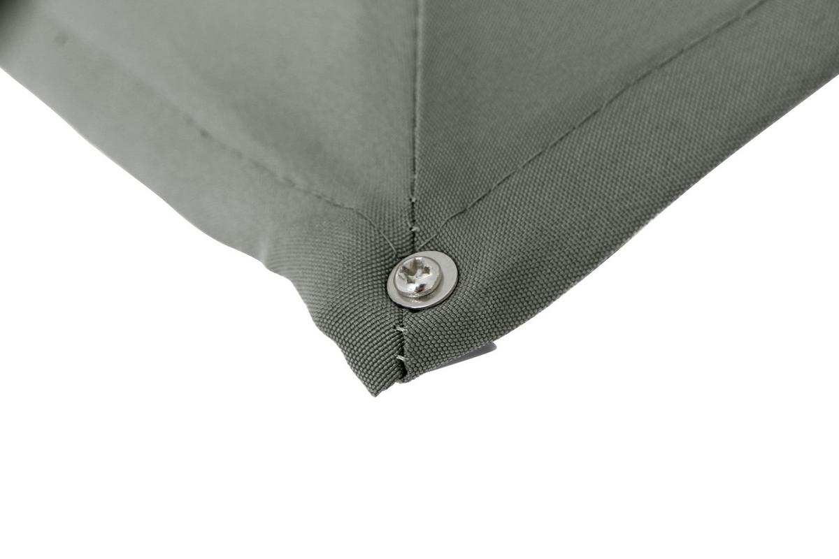 Sonnenschirm BxHxT: 250x258x250 cm Anthrazit/Olivgrün - Anthrazit/Olivgrün, KONVENTIONELL, Textil/Metall (250/250cm) - Siena Garden