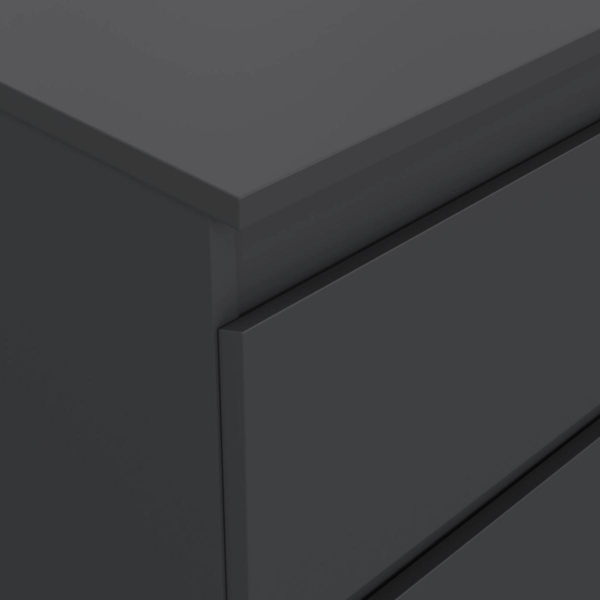 Komoda MARA antracit - antracitová, Konventionell, drevo (77/80/42cm) - Mömax