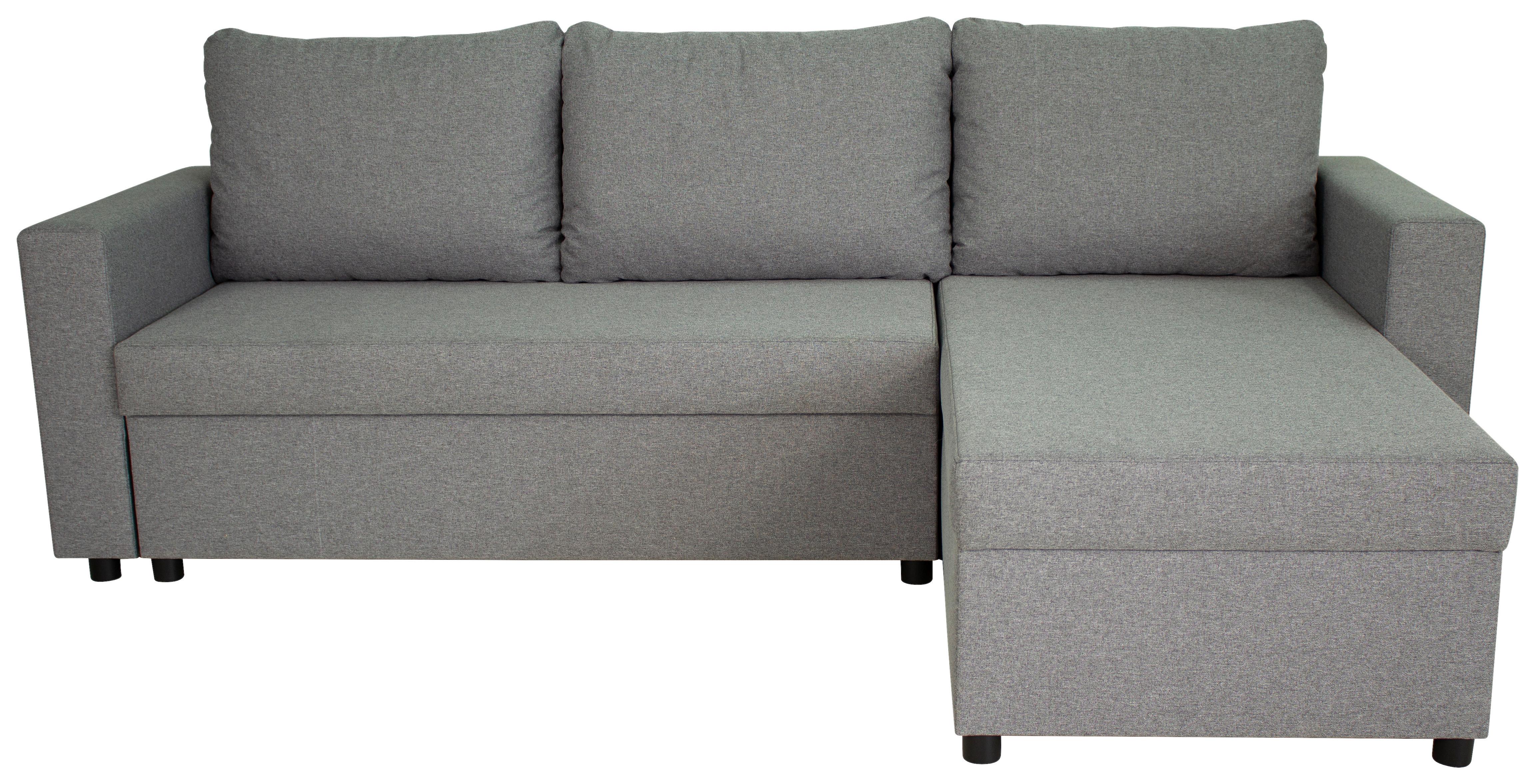 Sedacia súprava ZAP, obojstranná, sivá - čierna/sivá, Modern, drevo/textil (226/148cm) - Based