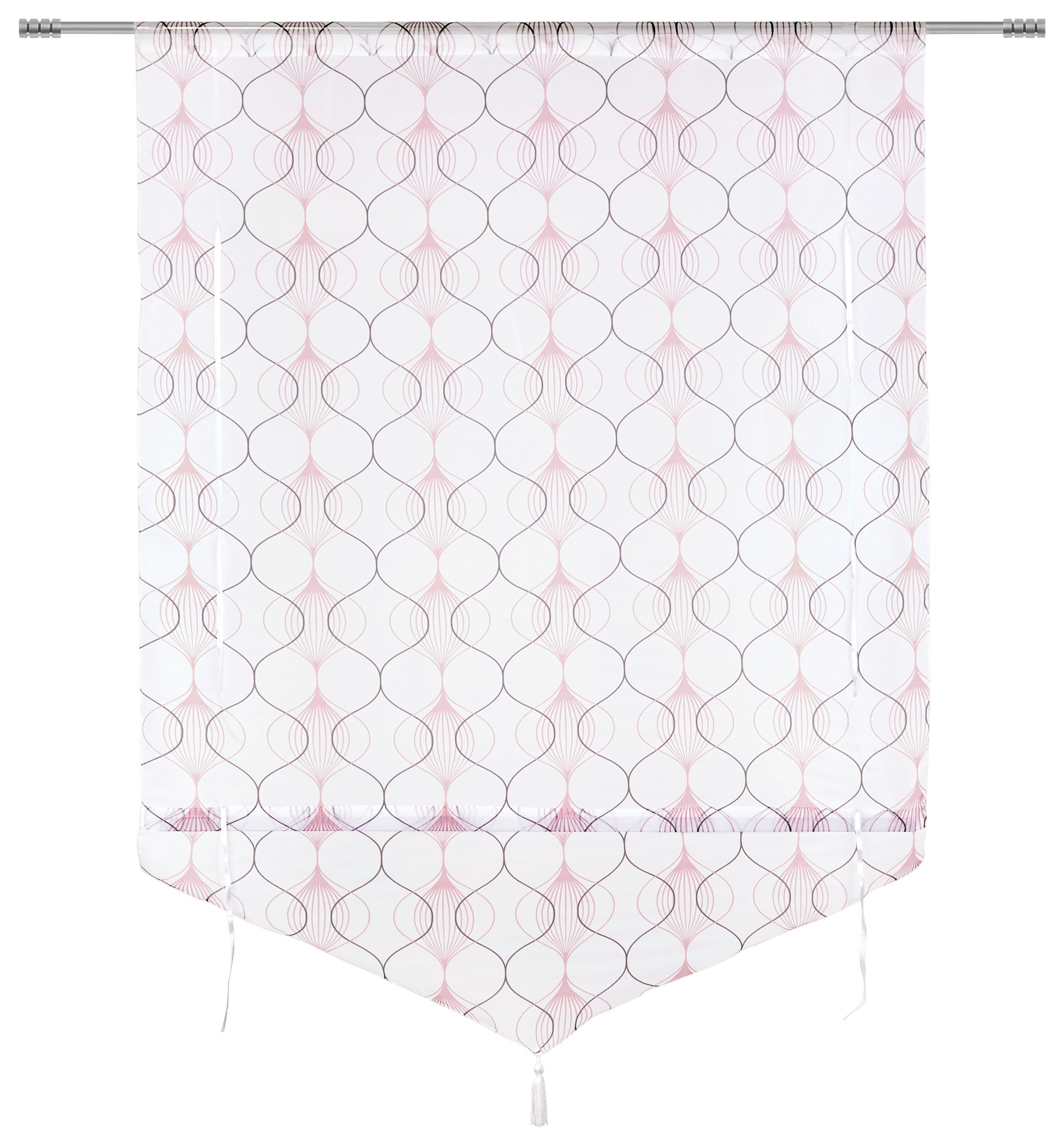 Roló Nele - fáradtrózsaszín/taupe, Modern, textil (60/140cm) - Luca Bessoni