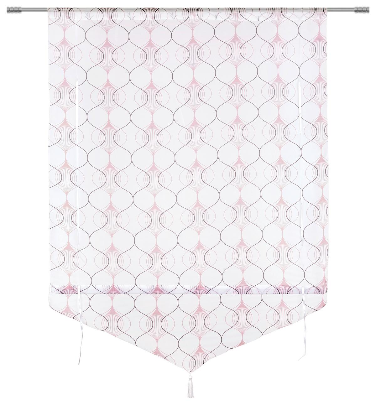 Roló Nele - fáradtrózsaszín/taupe, Modern, textil (80/140cm) - Luca Bessoni