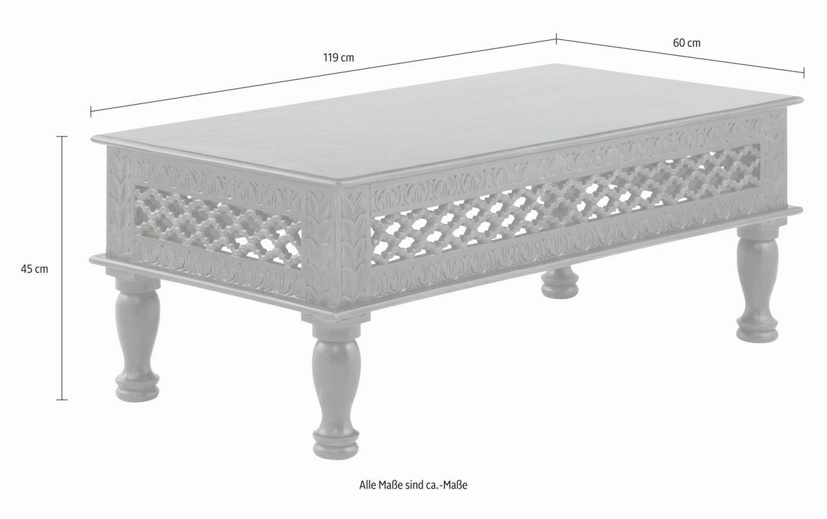 Couchtisch Gowri Braun B: 120 Cm - Braun, Design, Holz (120/60/45cm) - MID.YOU