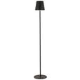 LED-Stehleuchte Loft - Schwarz, MODERN, Kunststoff/Metall (22/130cm) - Luca Bessoni