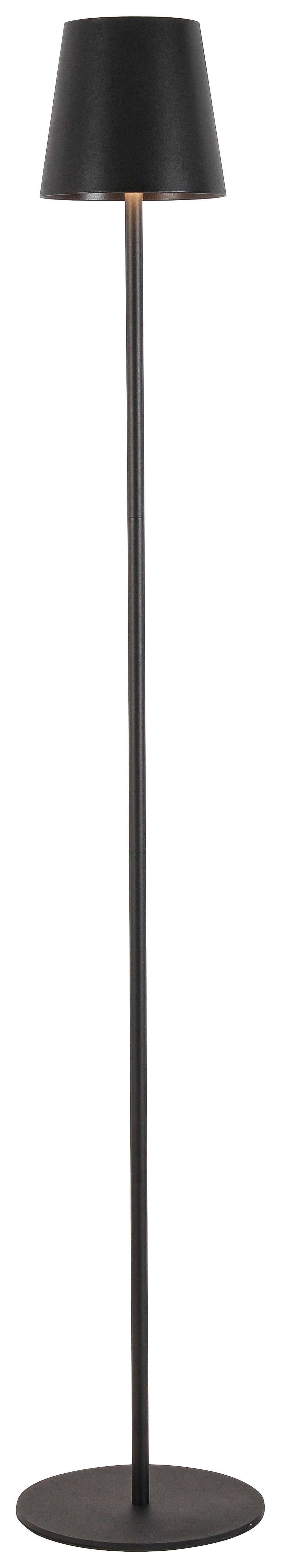 LED-Stehleuchte Loft - Schwarz, MODERN, Kunststoff/Metall (22/130cm) - Luca Bessoni