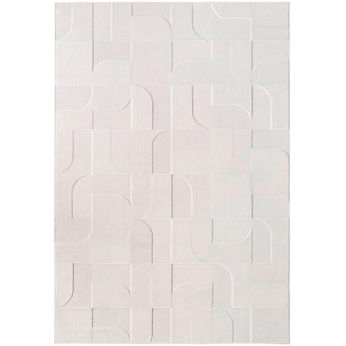 Flachwebteppich, Creme, F:4mm Doha - Creme, Design, Textil (80/150cm)