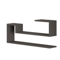 Wandregal Ravi Anthrazit B: 90 cm - Anthrazit, Design, Holzwerkstoff (90/41,2/17cm) - Livetastic