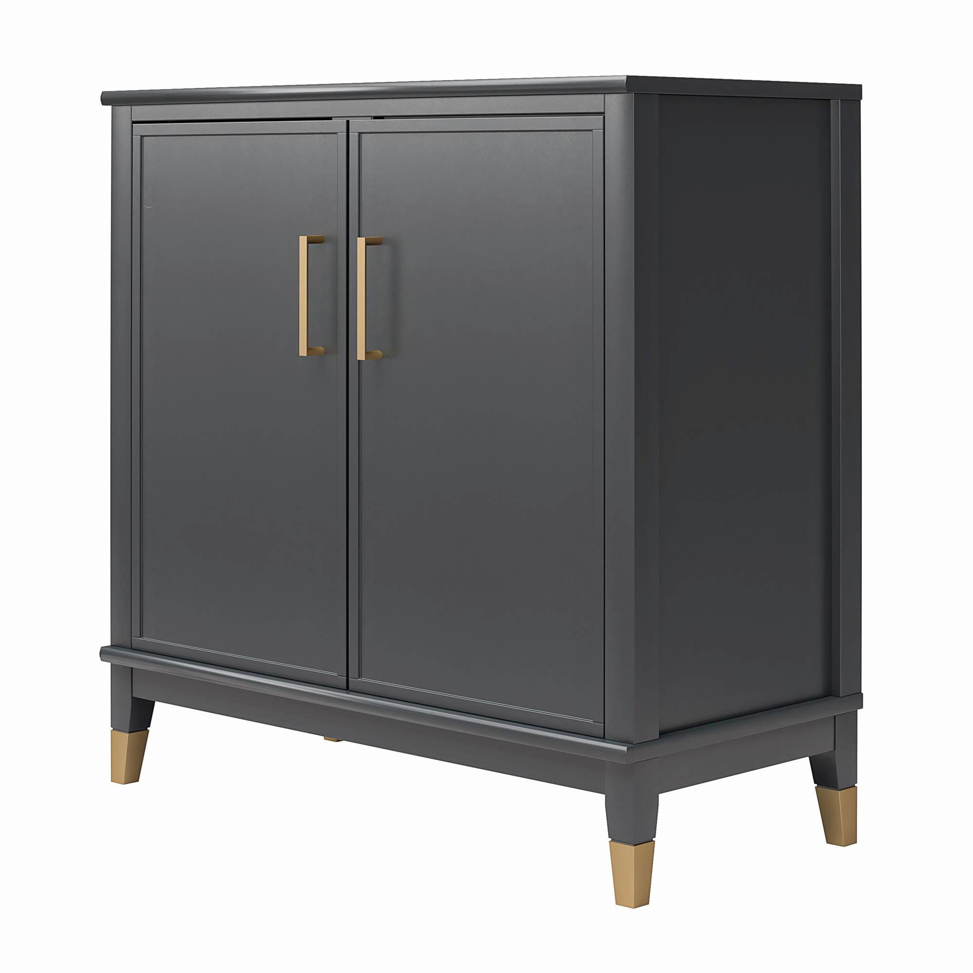 Kommode Westerleigh Schwarz B: 84cm - Schwarz, Design, Holzwerkstoff (84/84/40cm) - MID.YOU