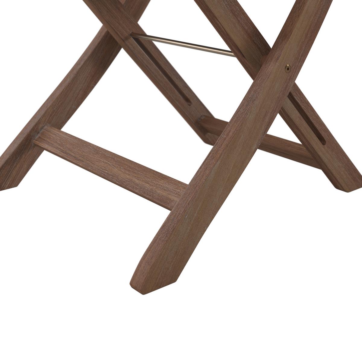 SADA NA BALKON EFFIE - barvy akácie, Moderní, dřevo/plast (60/76/60cm) - Bessagi Garden