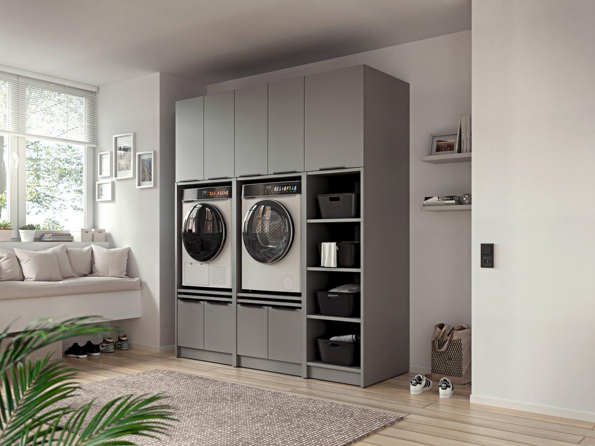 NÁSTAVEC NA SKŘÍŇ TIDY HERO - šedá/černá, Basics, kov/kompozitní dřevo (70/70/68cm) - P & B