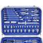 Werkzeugkoffer 03156 1/2 Werkzeugkoffer 03156 1/2" und 1/4", 82-teilig - Blau, MODERN, Kunststoff/Metall (48,5/39,5/15,5cm) - Erba