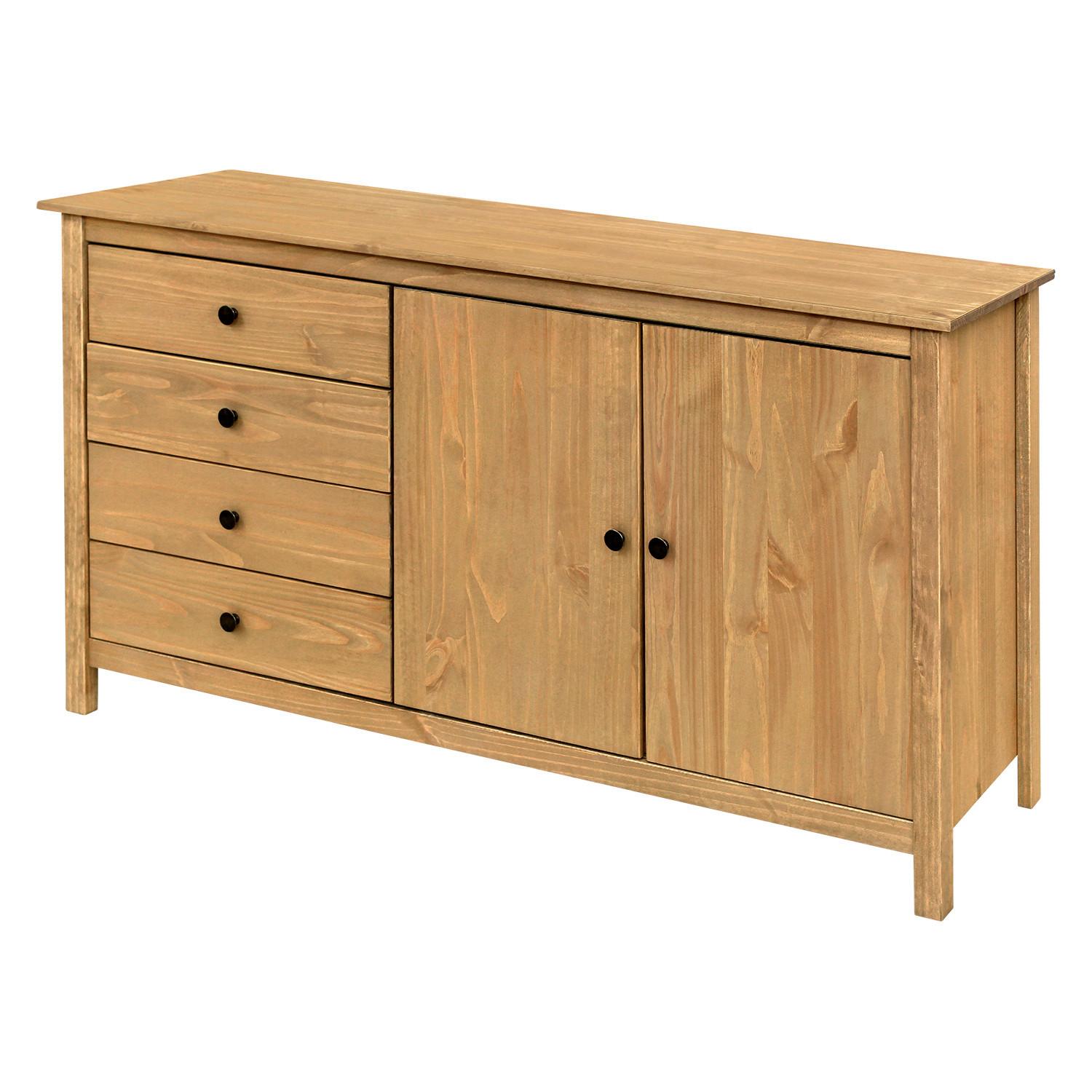 KOMMODE KOMMODE KIEFERNHOLZ 150X80 CM - Naturfarben/Honig, Basics, Holz (150/80/40cm) - Livetastic