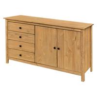 KOMMODE KOMMODE KIEFERNHOLZ 150X80 CM - Naturfarben/Honig, Basics, Holz (150/80/40cm) - Livetastic
