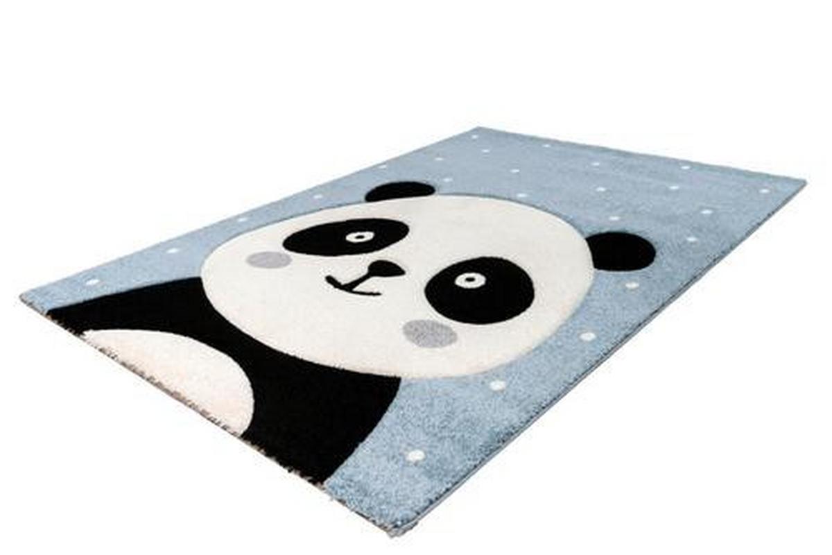 Kinderteppich Pandabär Blau Madura 80x150 Cm - Blau, Trend, Kunststoff (80/150cm) - Kayoom
