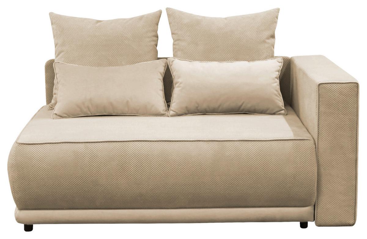 Récamiere Iga Re Creme B: 168 Cm - Creme/Rosa, Design, Textil (168/73/99cm) - MID.YOU