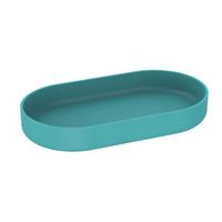 POLIČKA DO VANY Hug, 17,7/2,3/9,6cm, mátová - mátově zelená, Moderní, plast (17,7/2,3/9,6cm) - Premium Living
