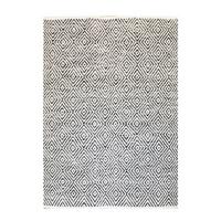 Flachwebeteppich Aperitif Grau, 160x230 cm - Grau, KONVENTIONELL, Textil (160/230cm) - Kayoom
