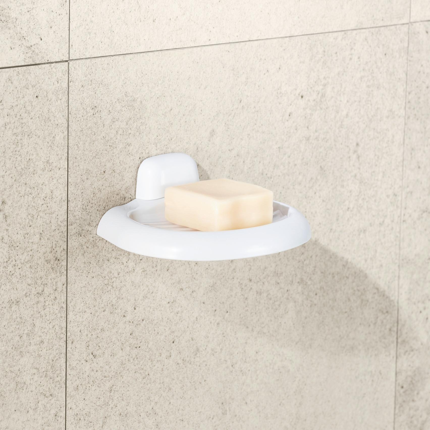 Seifenschale Pure 17942100 - Weiß, KONVENTIONELL, Kunststoff (17/5,5/12cm) - Wenko