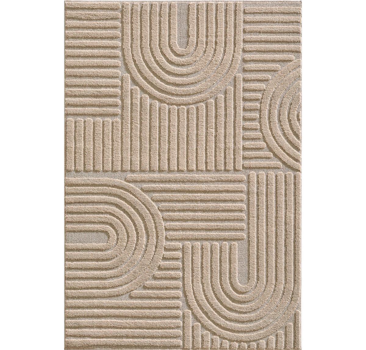 Hochflorteppich 80x150 cm Art 80 X 150 1121 Beige - Beige, Basics, Textil (80/150cm) - Novel