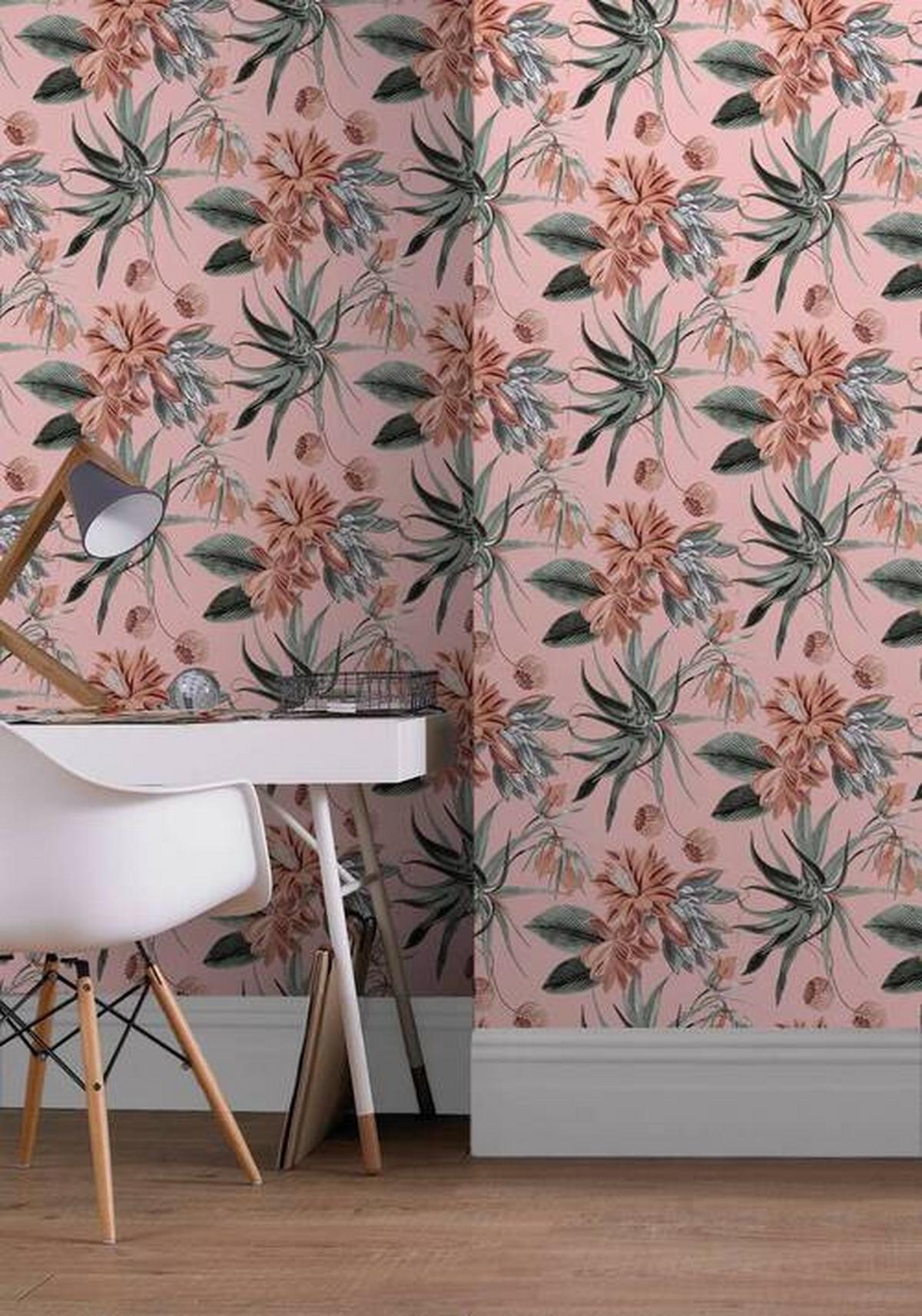 Vliestapete 114165 - Pink, Basics, Papier/Kunststoff (52/1005cm)