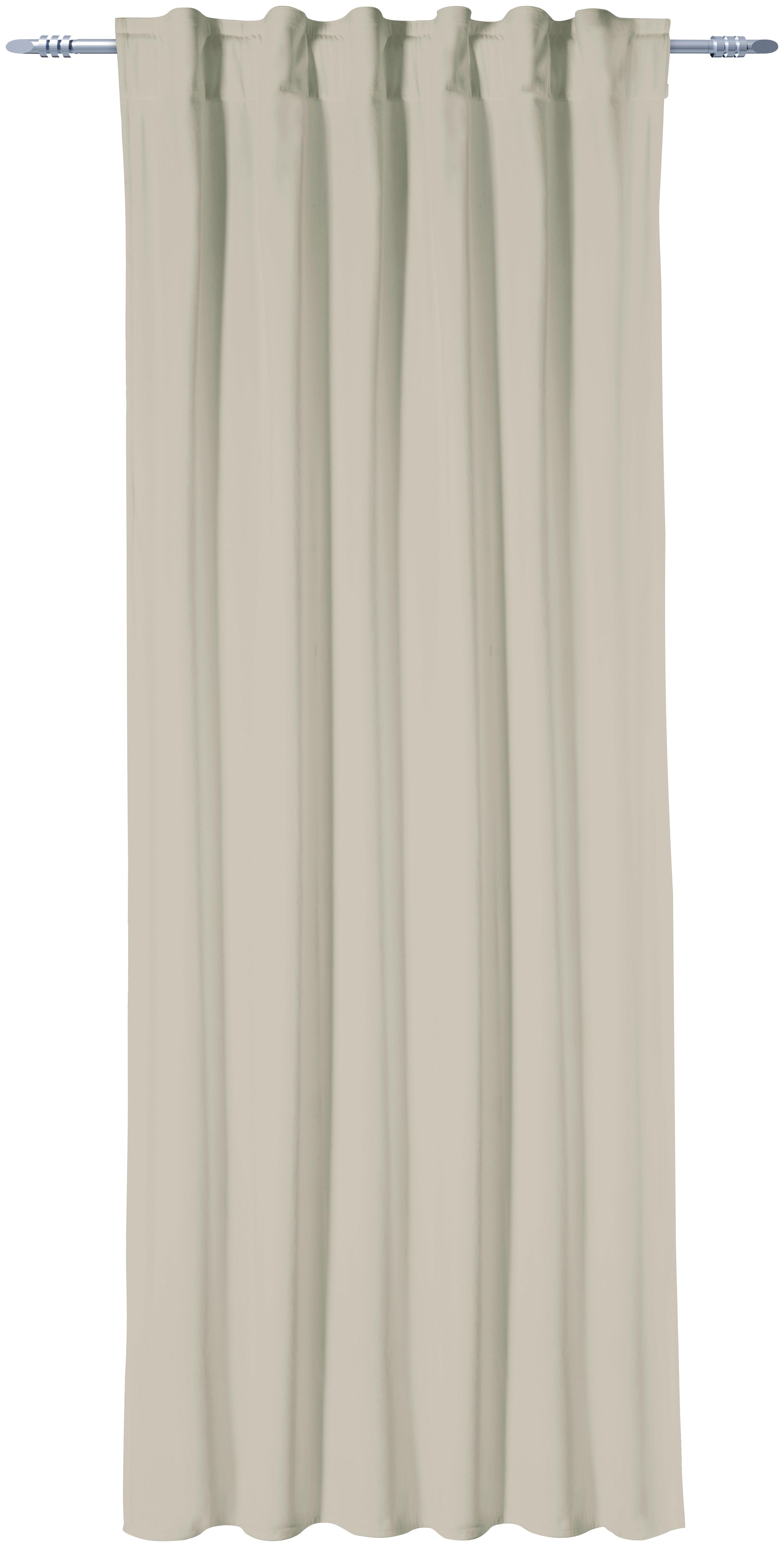 Verdunkelungsvorhang Nino - Sandfarben, ROMANTIK / LANDHAUS, Textil (135/245cm) - James Wood