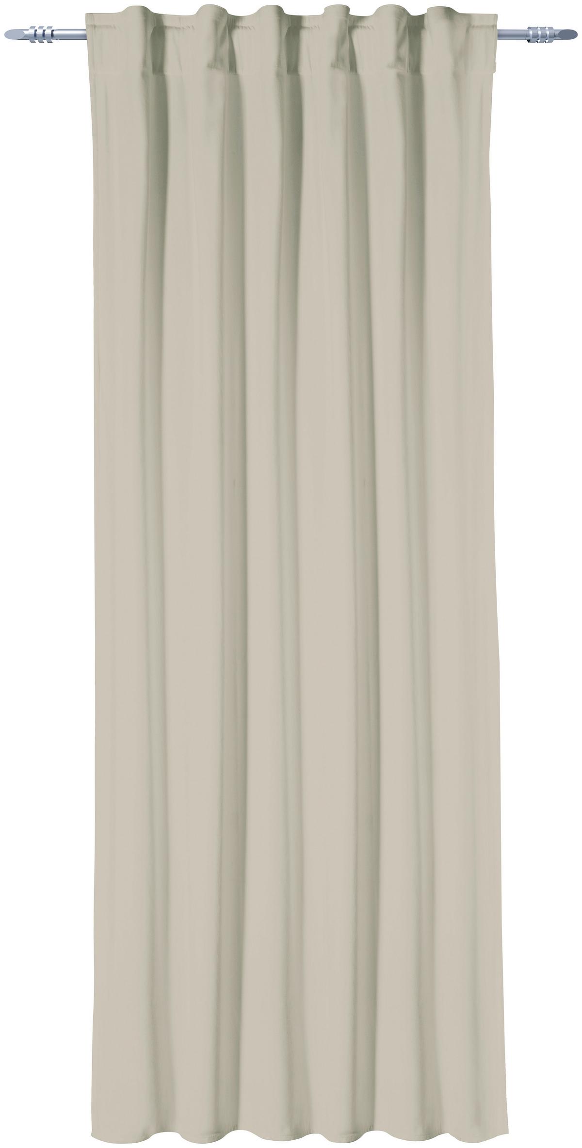 Verdunkelungsvorhang Nino - Sandfarben, ROMANTIK / LANDHAUS, Textil (135/245cm) - James Wood