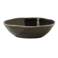 HLUBOKÝ TALÍŘ SINDRI - černá, Moderní, keramika (20.5/6/17.5cm)