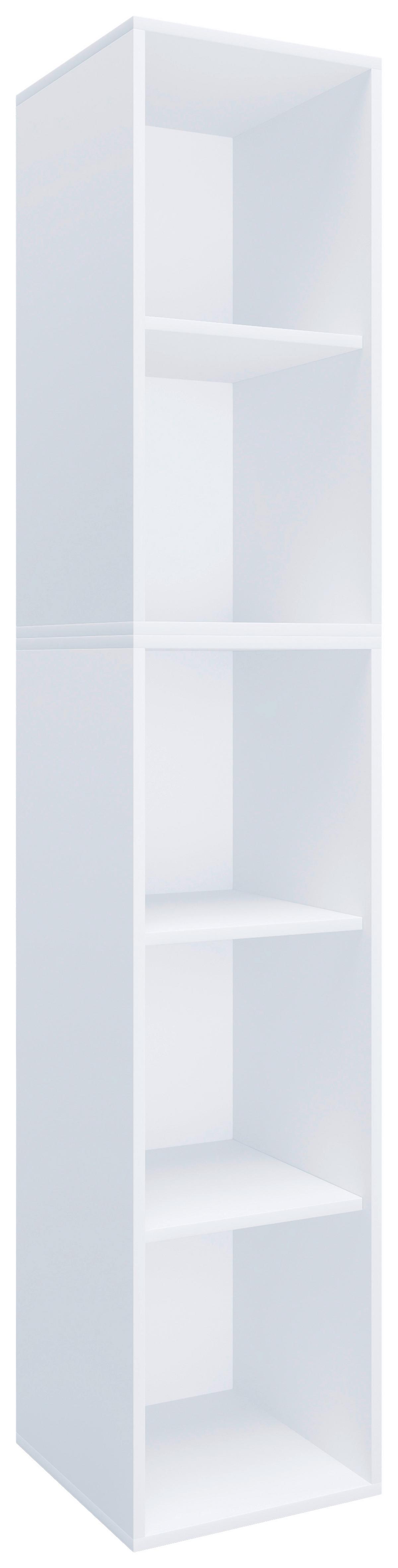 Aktenregal Lona Weiß B: 35 cm - Weiß, MODERN, Holzwerkstoff (35/183/37cm) - MID.YOU