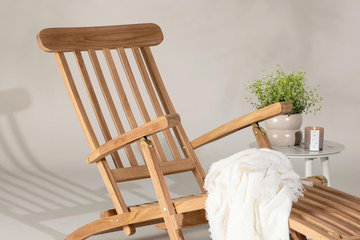 Sonnenliege Kenya Teakholz - KONVENTIONELL (60/95/150cm) - Gardenson